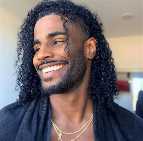 good hairstyles for black males|black male long hair images.